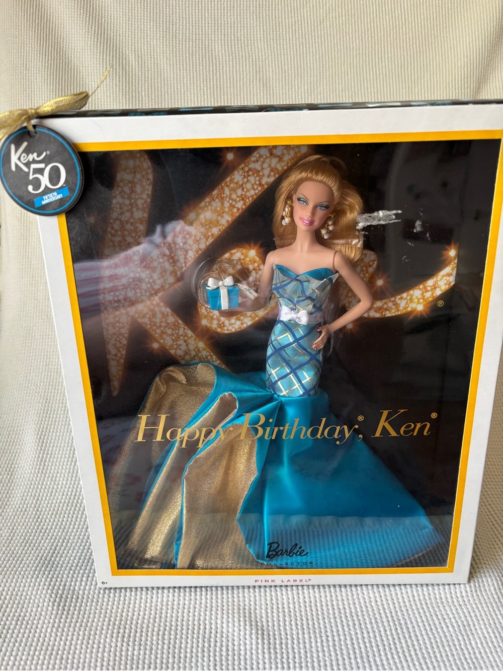 Happy Birthday,Ken Barbie Glamour Doll commemorate Ken's 50th anniversary 2010